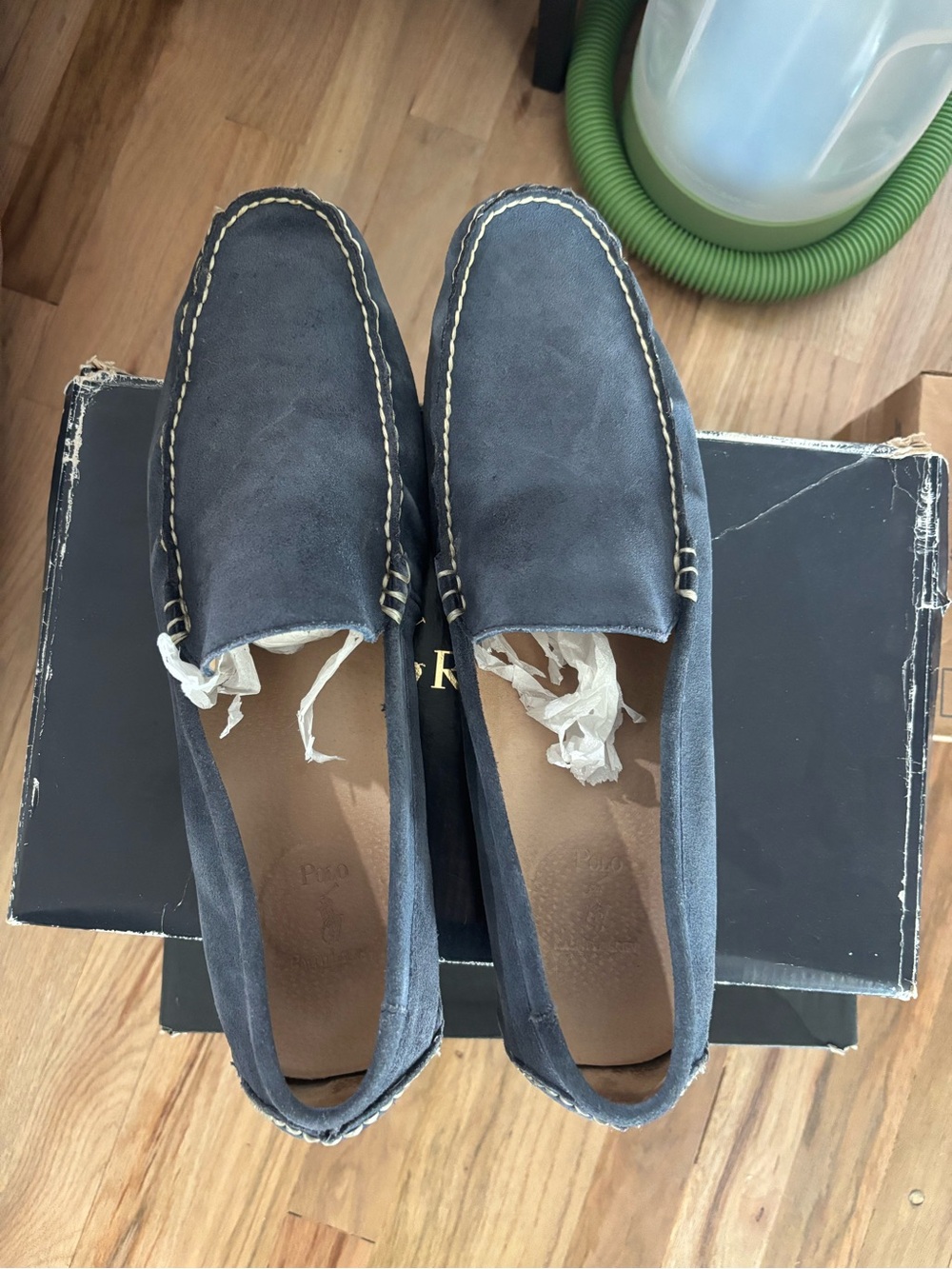 Polo Ralph Lauren Terence Men's Casual Slip-On Loafers in Navy Blue